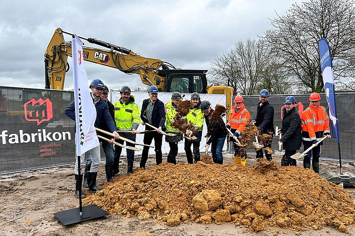 Rudolph Ihringshausen | Baustart für Logistikstandort für KNDS in Fuldatal | © fabrikon